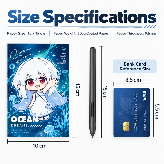 Silver Card Postcard