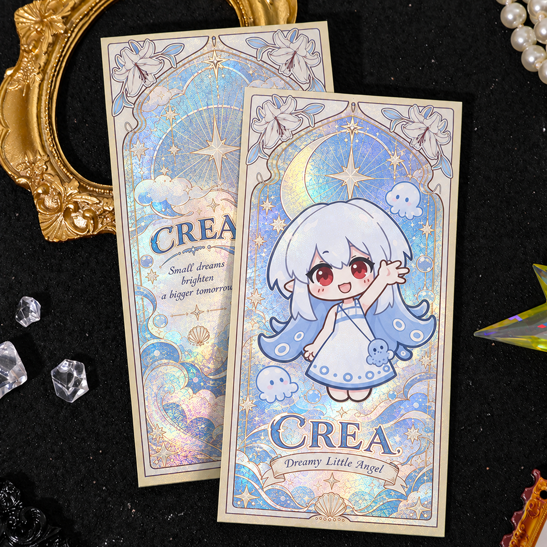 Swirl Holographic Tarot Card