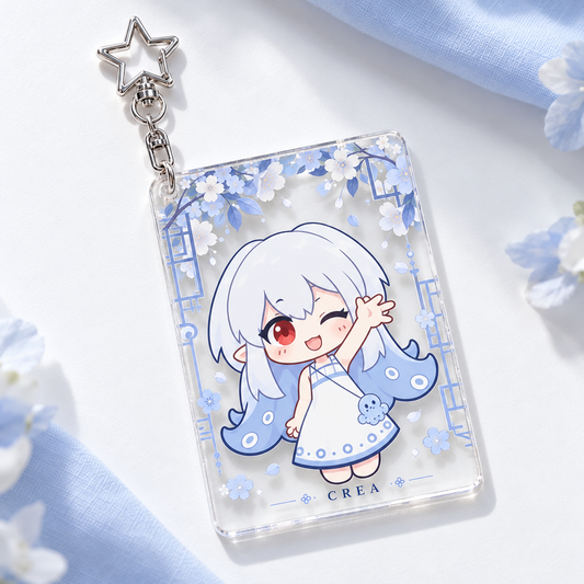 Custom Acrylic Group Photo Card Keychain