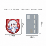 Double Flash Cat Ear Badge