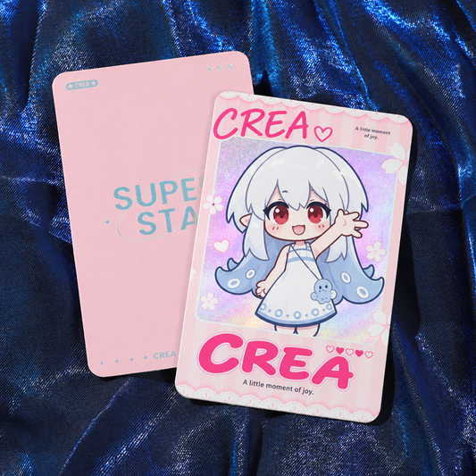 Holo Silver Flash Card