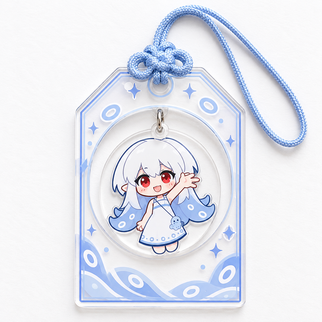 Omamori Wobble Acrylic Keychain