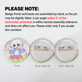 Double Flash Tassel Badge