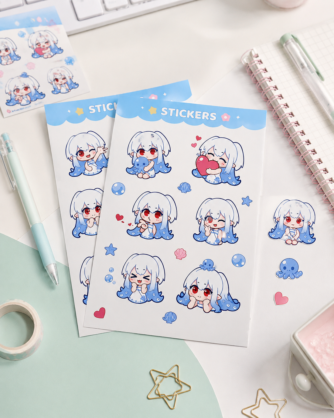 CUSTOM LAMINATED STICKERS