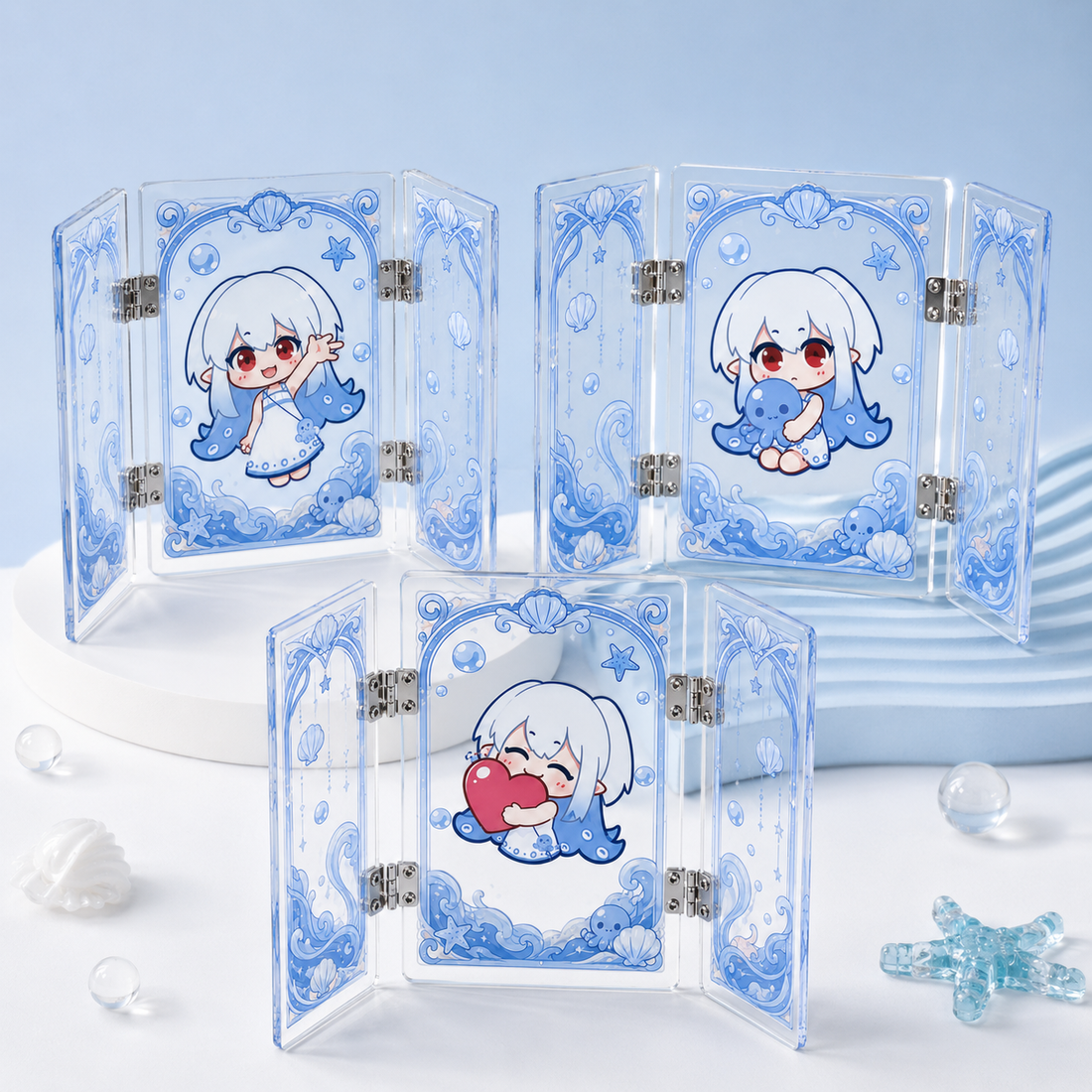 CUSTOM ACRYLIC FOLDING SCREEN