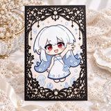 Lace Border Postcard