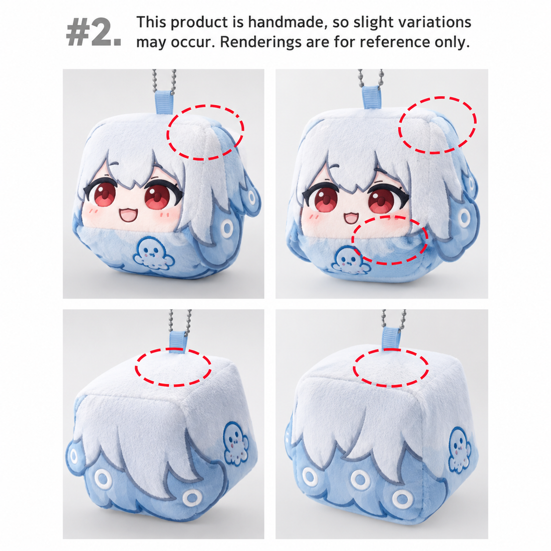Custom Fluffy Block Charm