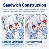 アクリルチャームチェーン