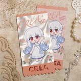 White Ceramic Ticket Stub