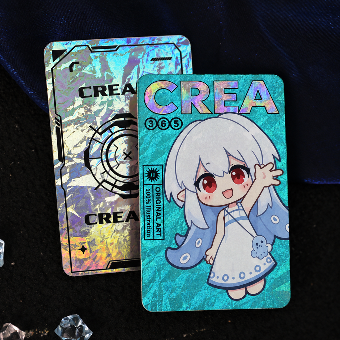 Holo Cloud Flash Card