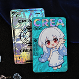 Holo Cloud Flash Card