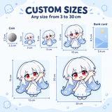 Custom Die-Cut PVC Fan