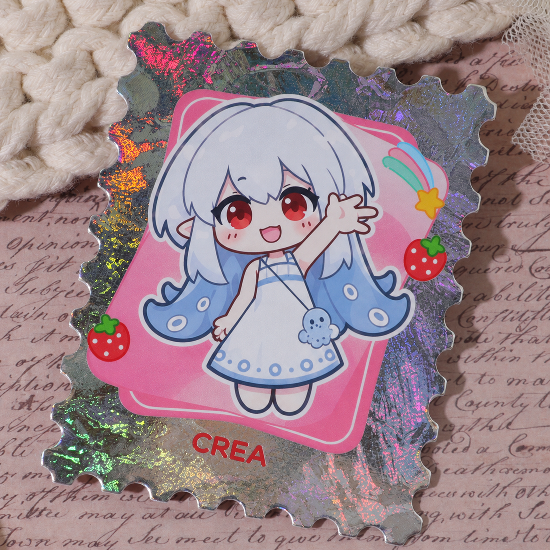 Holo Ice Stamp Card
