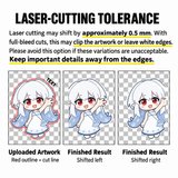 Pearl Paper Die-Cut Sticker