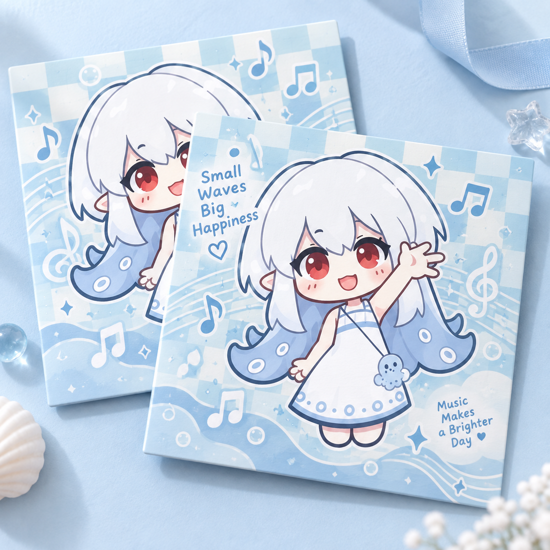 Coated Paper Square Card