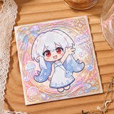 White Ceramic Postcard
