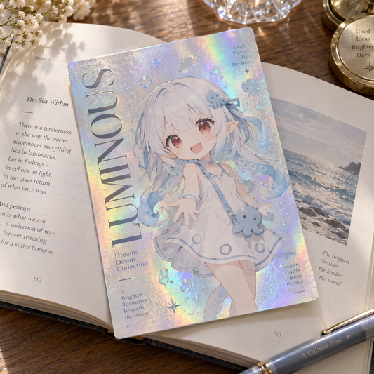 Laser Ice Square Card