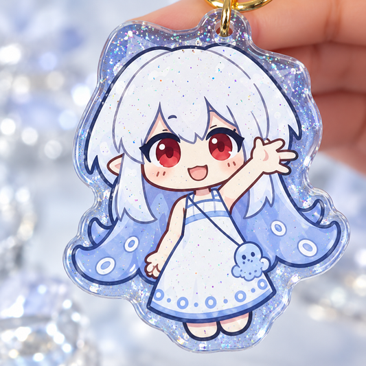 Single-sided Gel Acrylic Keychain