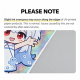 Holo Swirl Flash Card