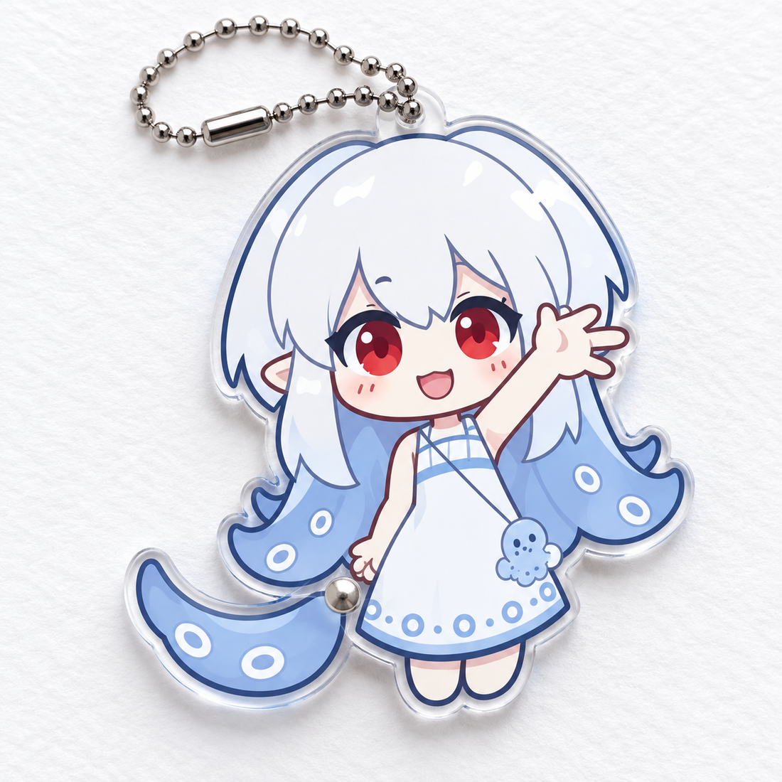 Wagtail Acrylic Keychain
