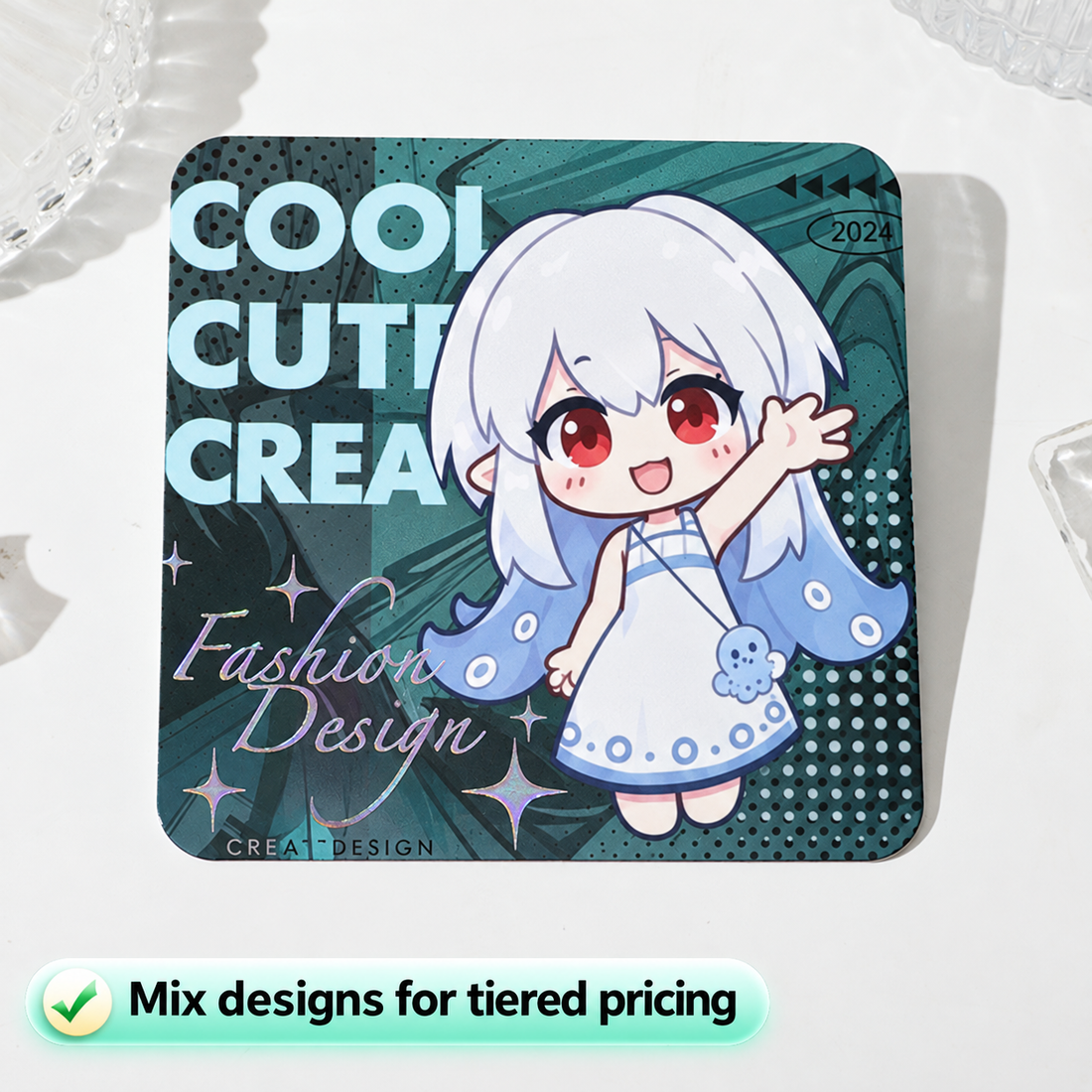 Emboss Foil Coaster Vol.1