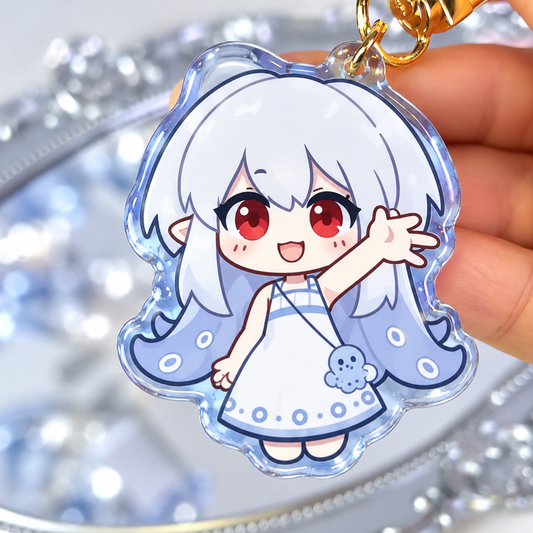 Single-sided Gel Acrylic Keychain