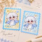 Custom Embossed Foil Stamp-Shape Sticker