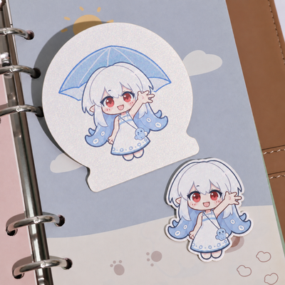 Pearl Paper Die-Cut Sticker