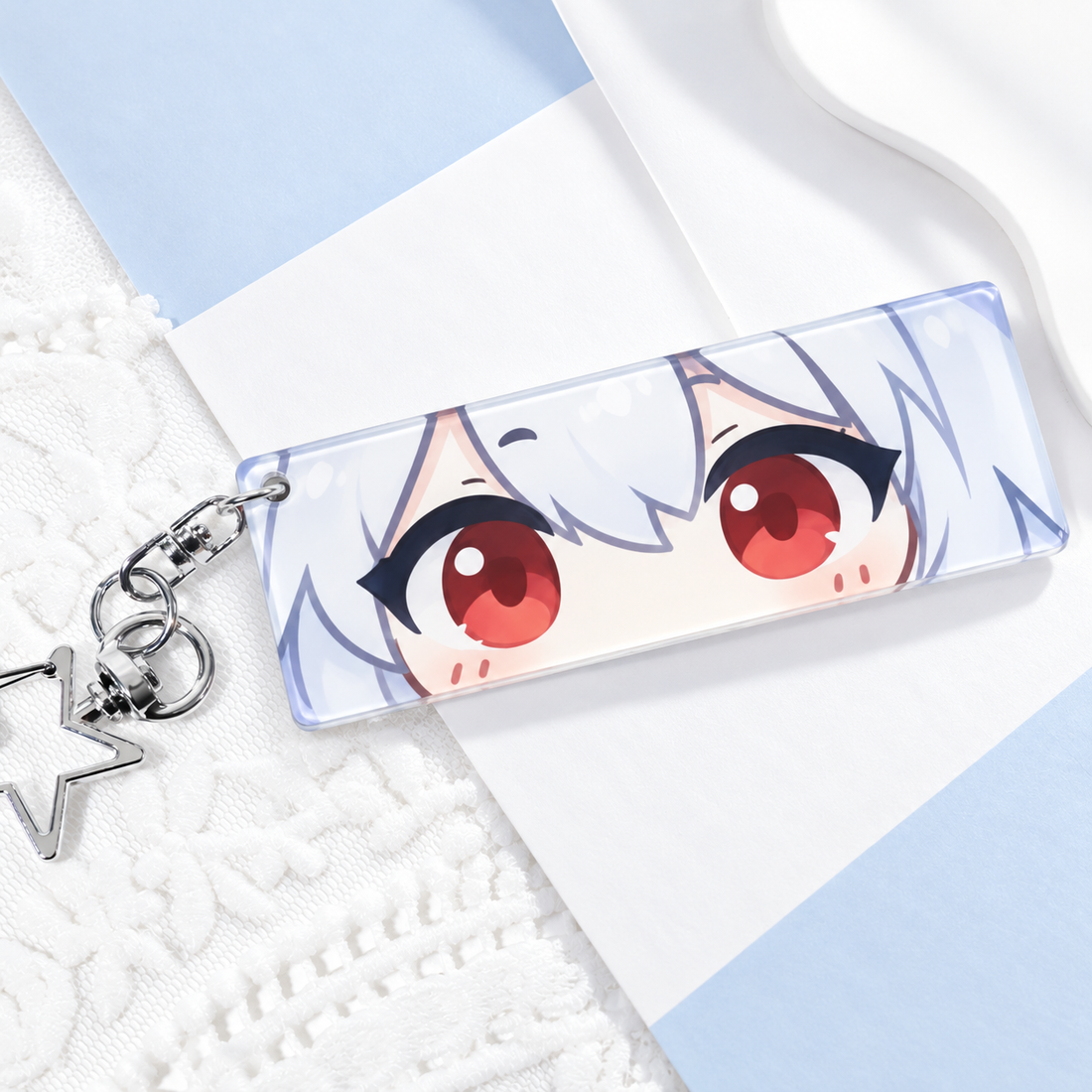 Eye Strip Acrylic Keychain