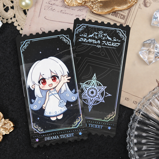 Holo Silver Ticket Stub