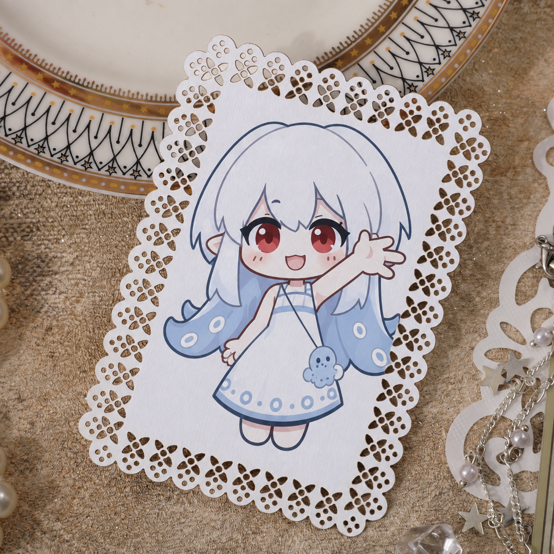 Lace Border Small Card