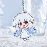 Fake Gel Acrylic Keychain