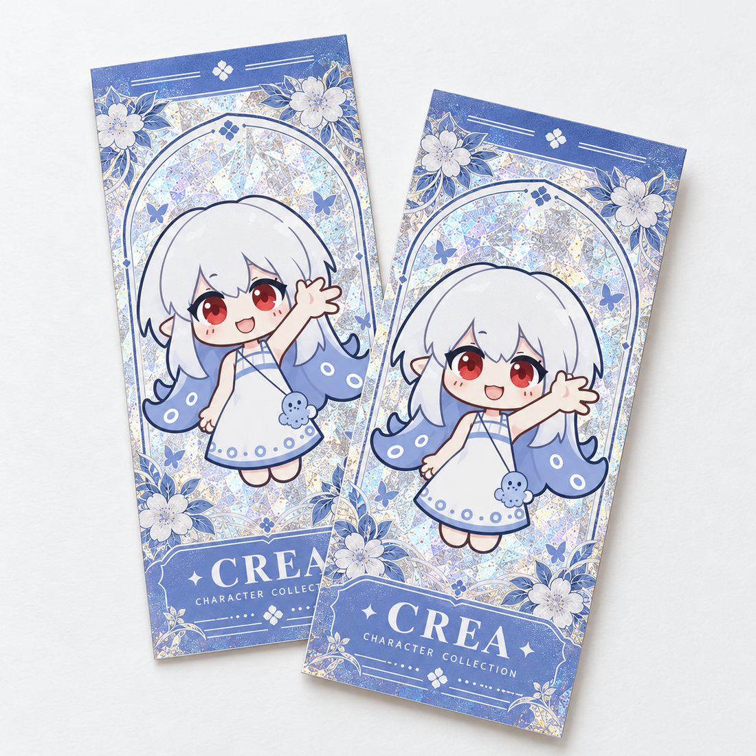 Ice Crack Holographic Ticket