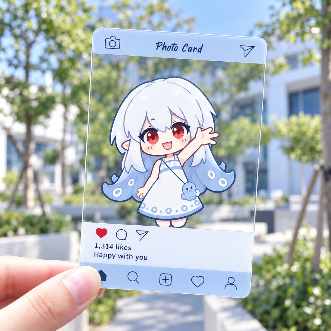 Custom PVC Clear Card