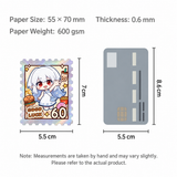 Holo Lines Stamp Card