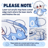 Wagtail Acrylic Keychain