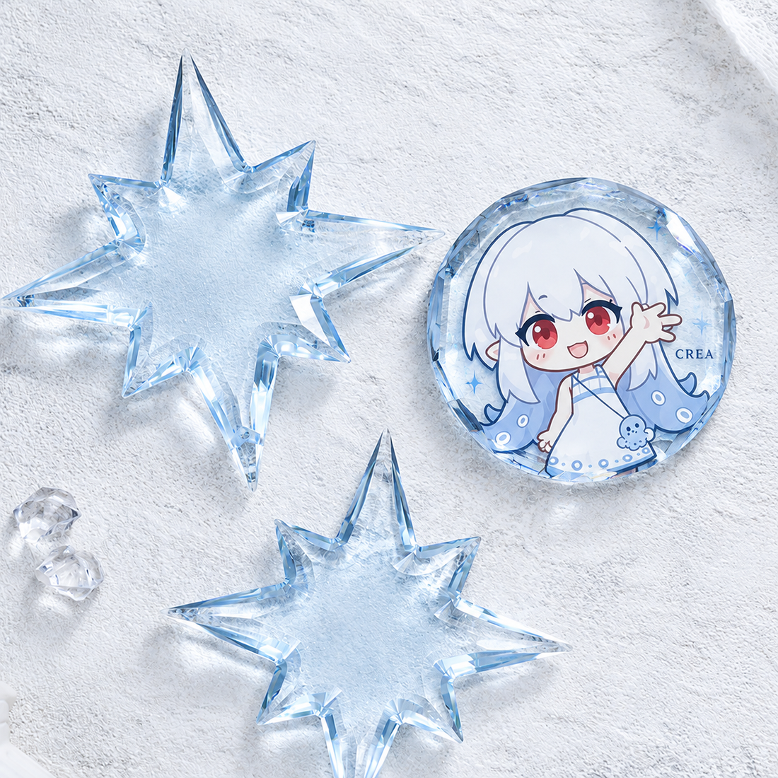 Custom Gem-Cut Acrylic