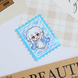 Custom Full-Print Stamp Die-Cut Sticker