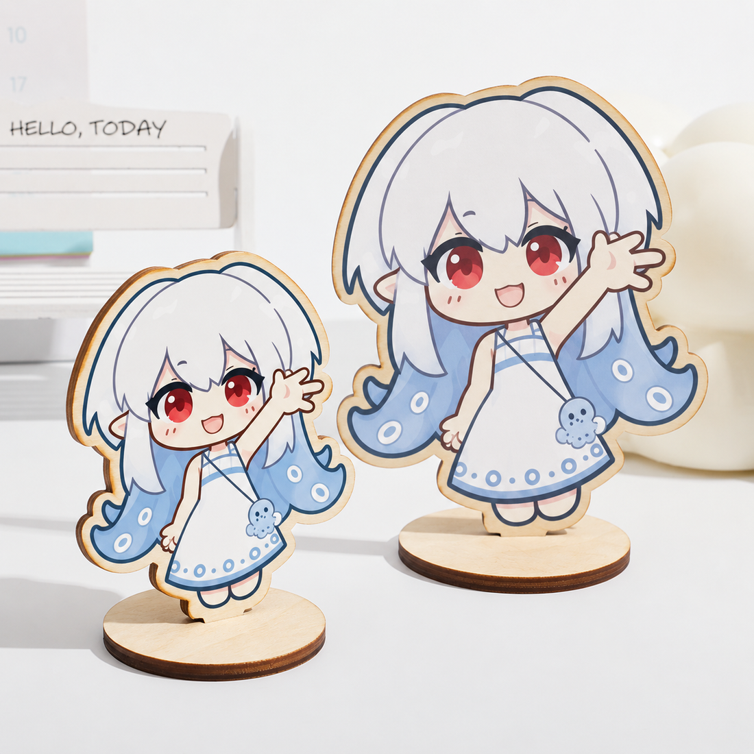 Wood Single Standee (Non-Printable Base)