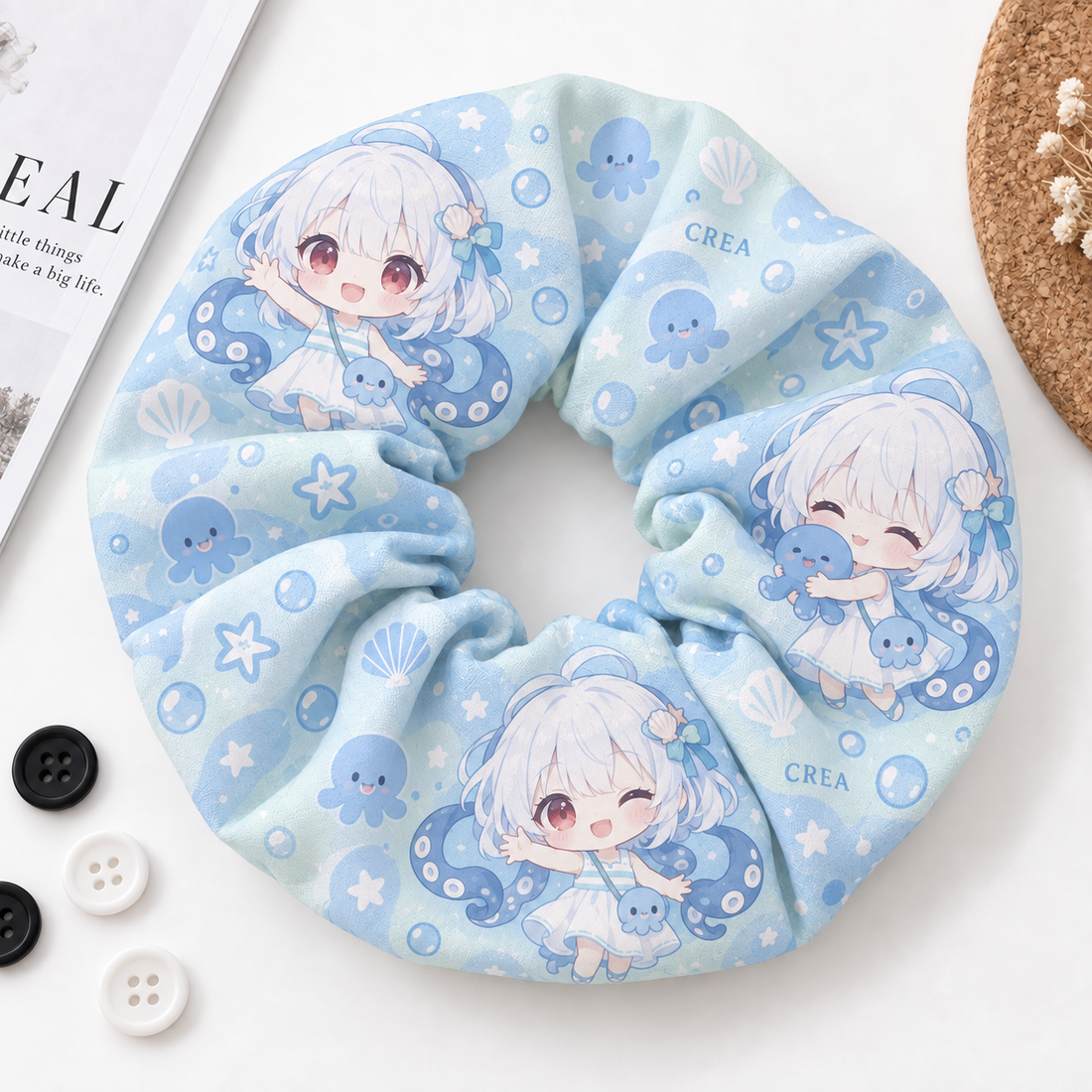 Custom Printed Scrunchie