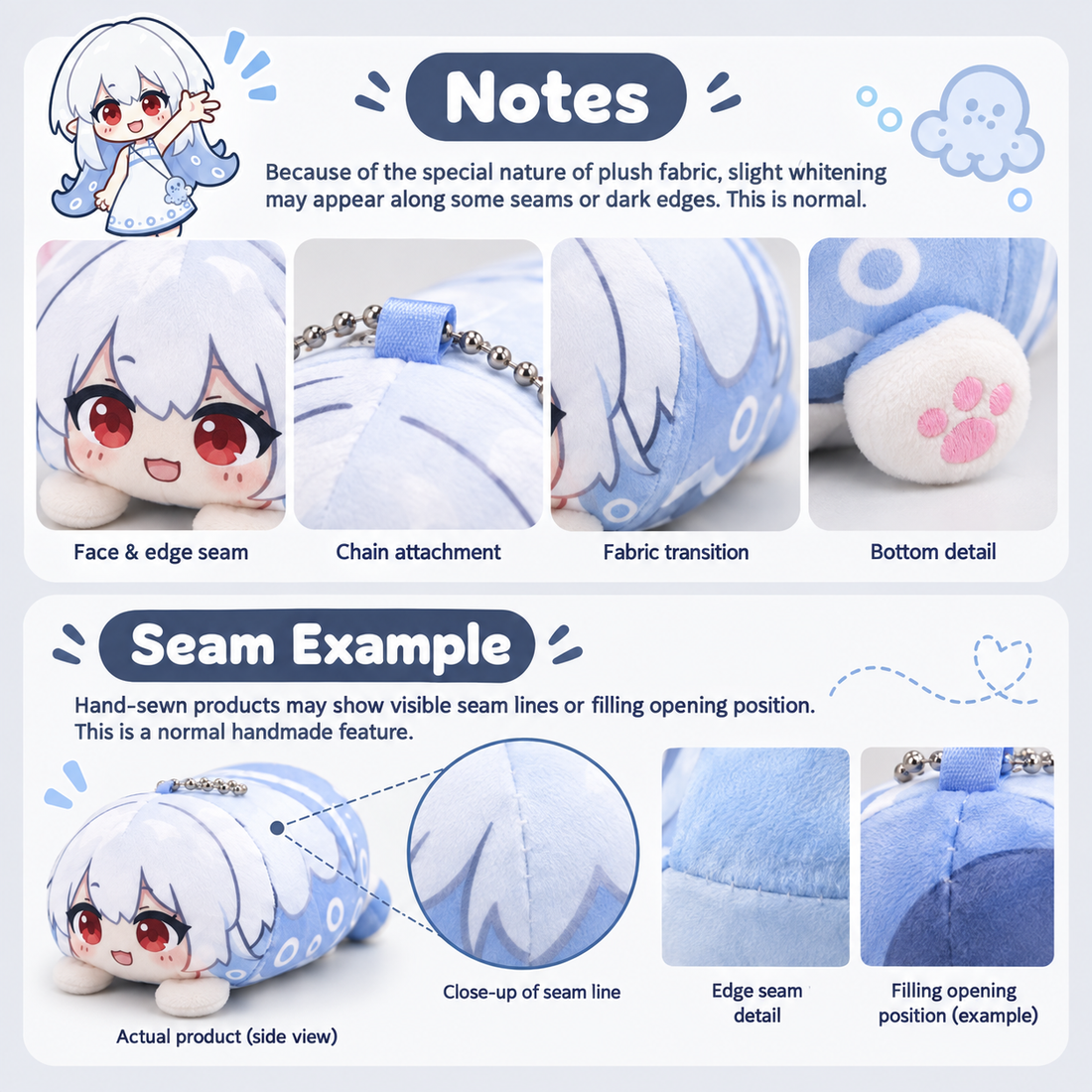 Custom Plush Doll Keychain