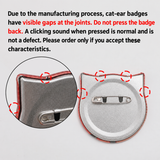 Double Flash Cat Ear Badge