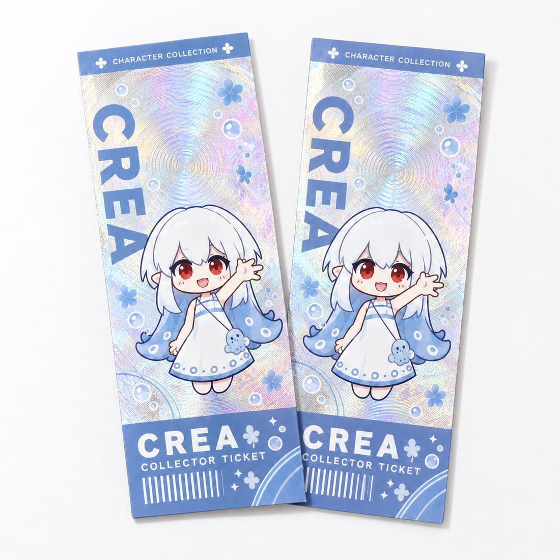 Swirl Holographic Ticket