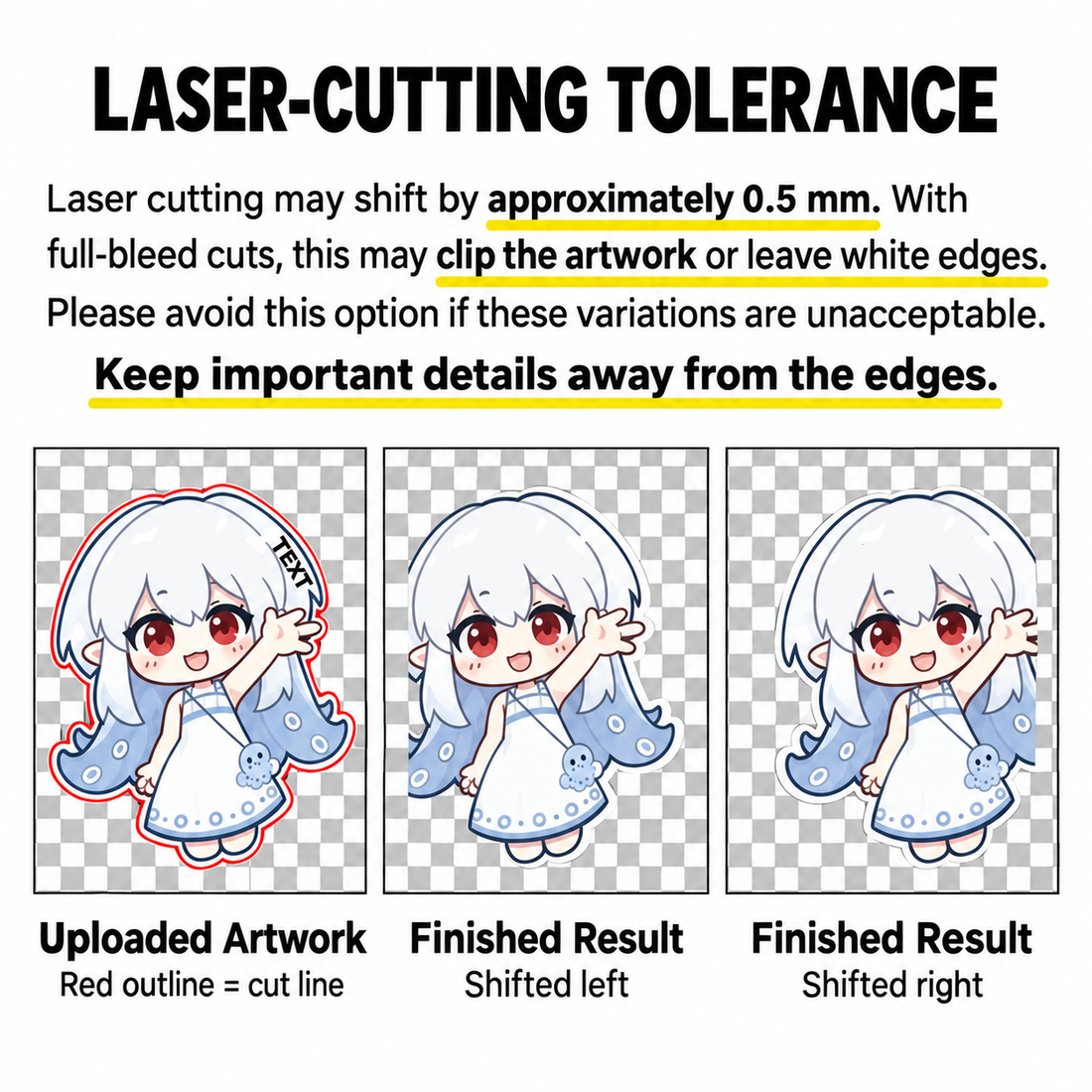 Laser Cloud Pattern Double-Flash Die-Cut Sticker