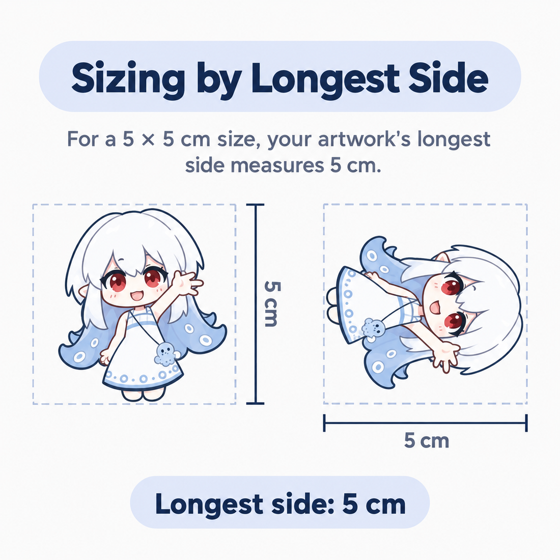 Borderless Acrylic Keychain