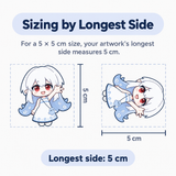 Borderless Acrylic Keychain