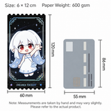 Silver Card Ticket Stub