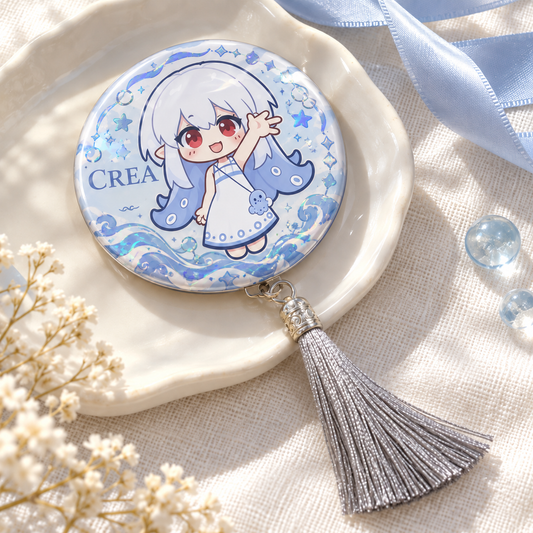 Double Flash Tassel Badge
