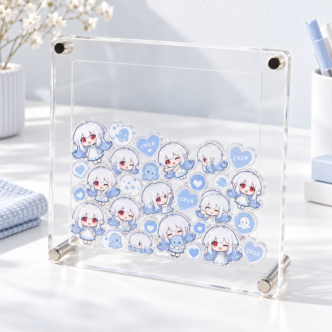 Acrylic Wobble Photo Frame Stand