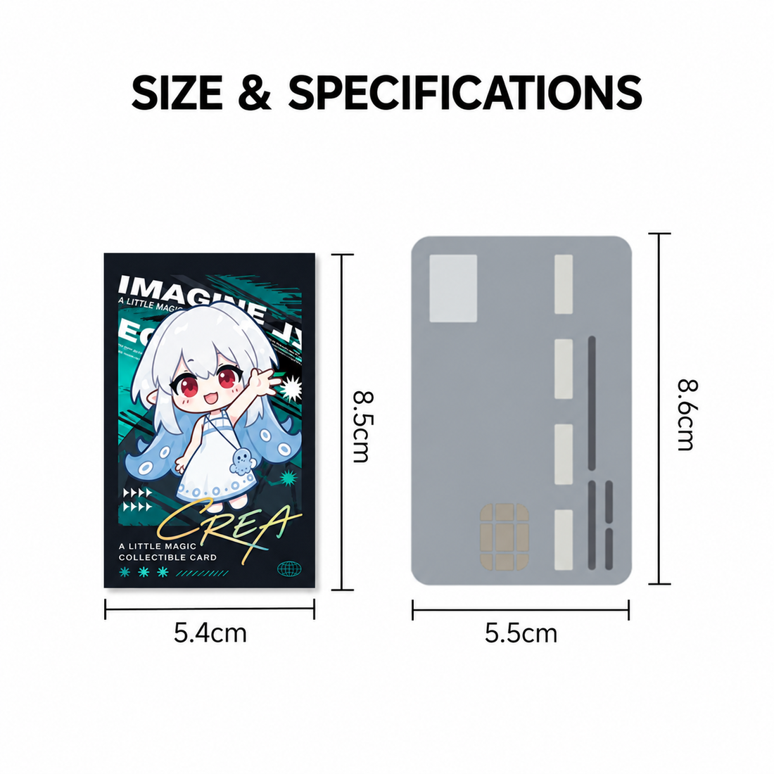 Foil Small Card (Square Corner)